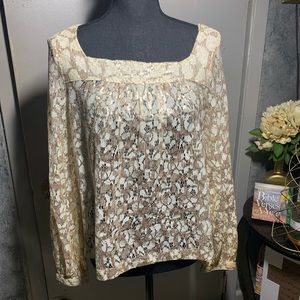 Jessica Simpson Sequence Long Sleeve Blouse